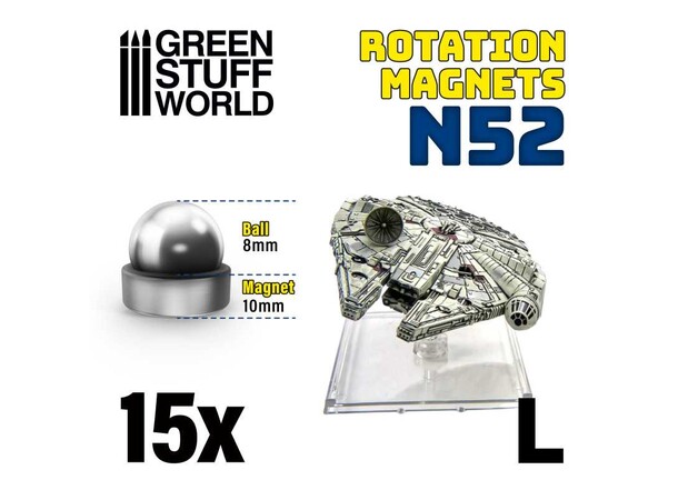 Magneter med rotation - Large Green Stuff World 