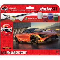 McLaren 765LT Starter Set Airfix 1:43 Byggsats 11 cm