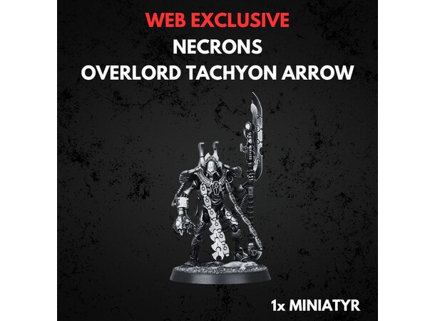 Necrons Overlord with Tachyon Arrow Warhammer 40K 
