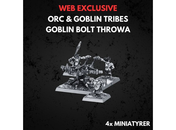 Orc & Goblin Tribes Goblin Bolt Throwa Warhammer The Old World 