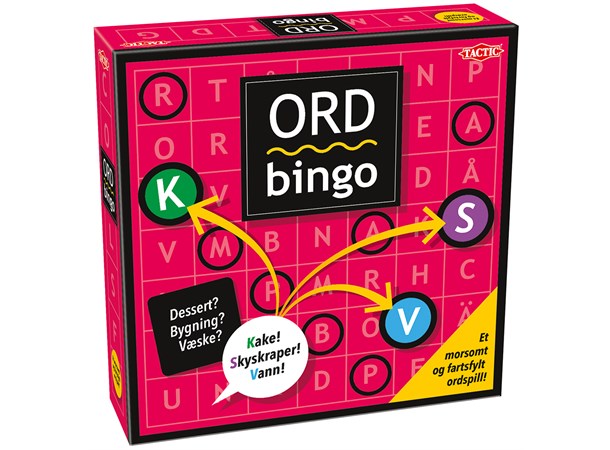 Ord Bingo Ordspill Norsk utgave 