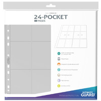 Pages 24-Pocket QuadRow x10 Klar Ultimate Guard Plastfickor