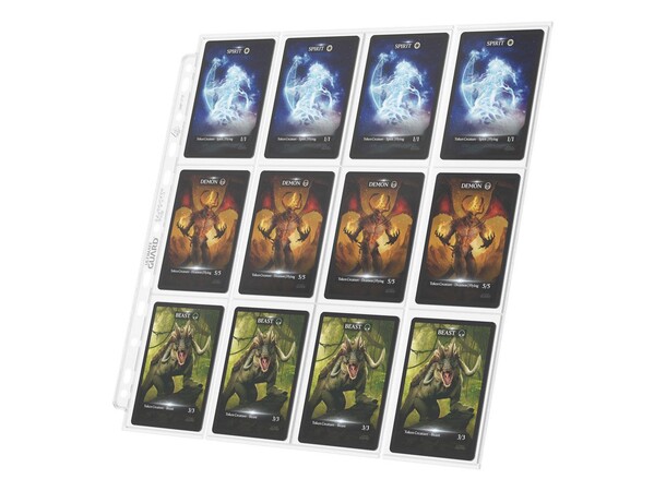 Pages 24-Pocket QuadRow x10 Klar Ultimate Guard Plastfickor 
