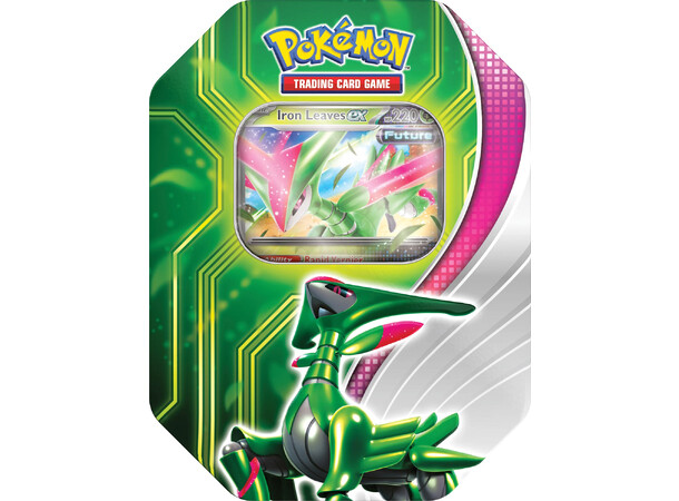 Pokemon Tin Box Iron Leaves ex 