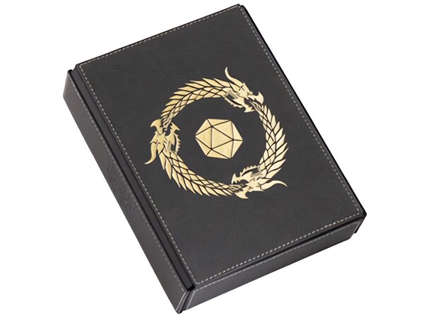 RPG Dice Companion Iron Grey Dragon Shield Roleplaying 