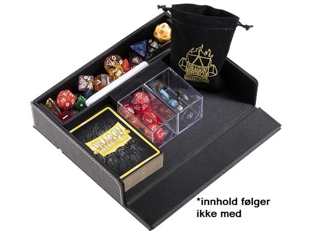 RPG Dice Companion Iron Grey Dragon Shield Roleplaying 