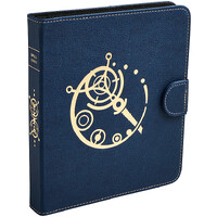 RPG Spell Codex Portfolio Midnight Blue Dragon Shield Roleplaying