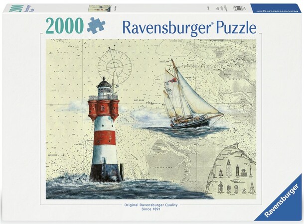 Romantic Lighthouse 2000 bitar Pussel - Ravensburger Puzzle 