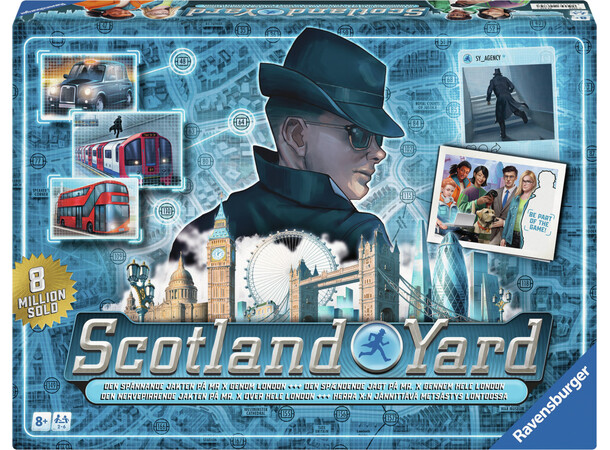 Scotland Yard Brädspel Svensk utgåva 