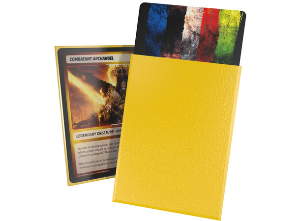 Sleeves Cortex Gul MATTE x100 66x91 Ultimate Guard Standard Size 