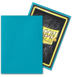 Sleeves Matte Turquoise x100 66x91 Dragon Shield Kortskydd m/deckbox