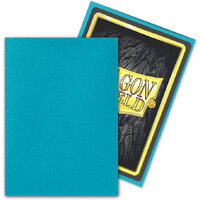 Sleeves Matte Turquoise x100 66x91 Dragon Shield Kortskydd m/deckbox