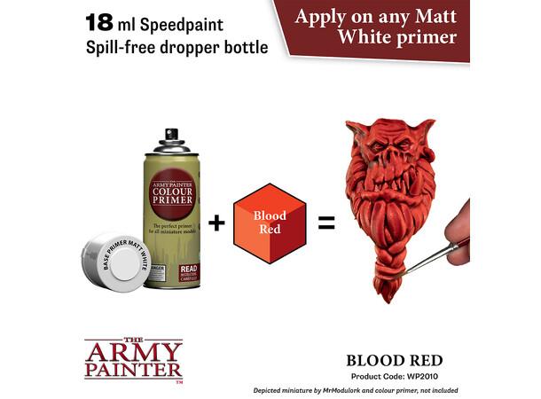 Speedpaint 2.0 Blood Red Army Painter - 18ml 