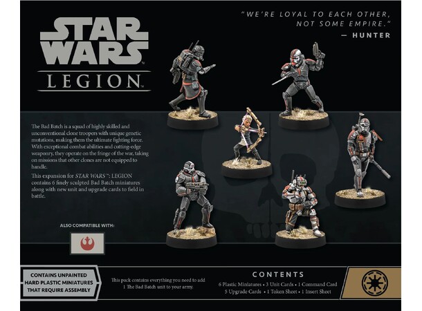 Star Wars Legion The Bad Batch Expansion Expansion till Star Wars Legion 