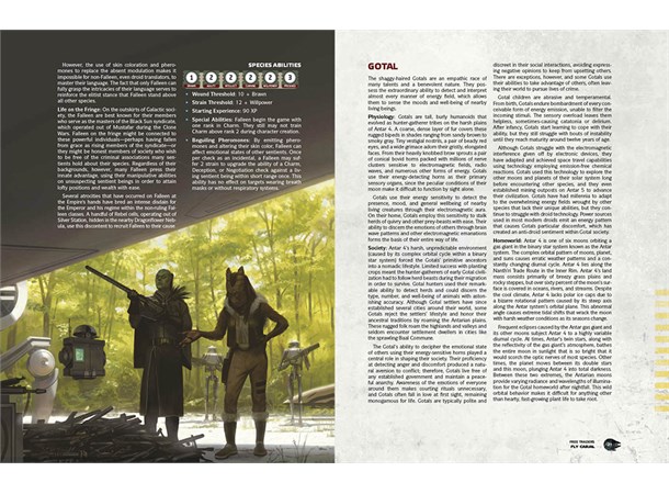 Star Wars RPG EoE Fly Casual Edge of the Empire Roleplaying Game 