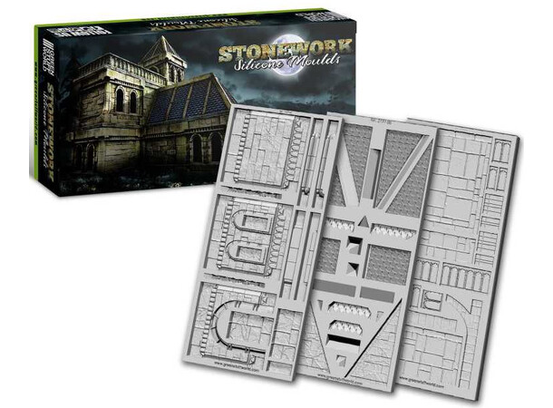 Stonework Silicone Mould 1:48 Green Stuff World 