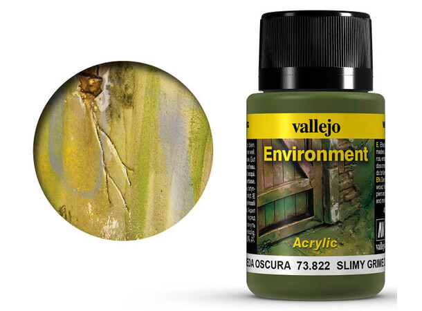 Vallejo Environment Slimy Grime Dark Weathering Effects - Acrylic - 40ml 