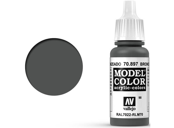 Vallejo Model Color Bronze Green 17ml 