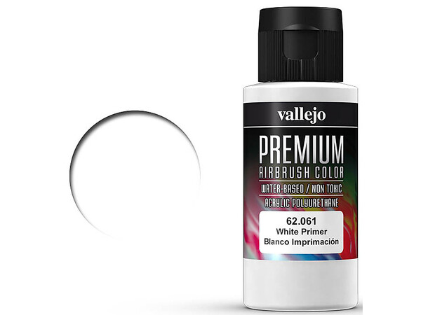 Vallejo Premium White Primer 60ml 