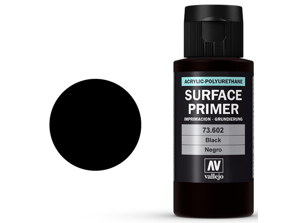 Vallejo Surface Primer Black/ Svart 60ml 