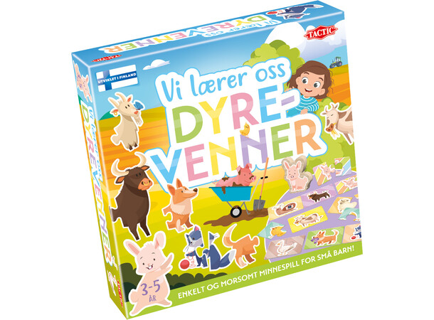 Vi lærer oss dyrevenner Lærespill Norsk utgave 