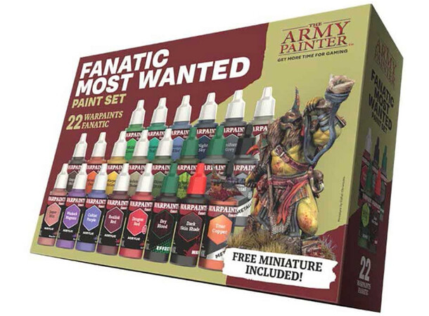 Warpaints Fanatic Most Wanted Paint Set The Army Painter 