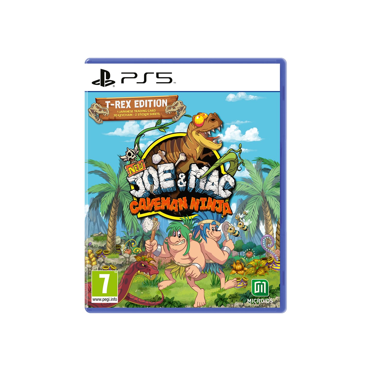 New Joe & Mac Caveman Ninja PS5 T-Rex Edition