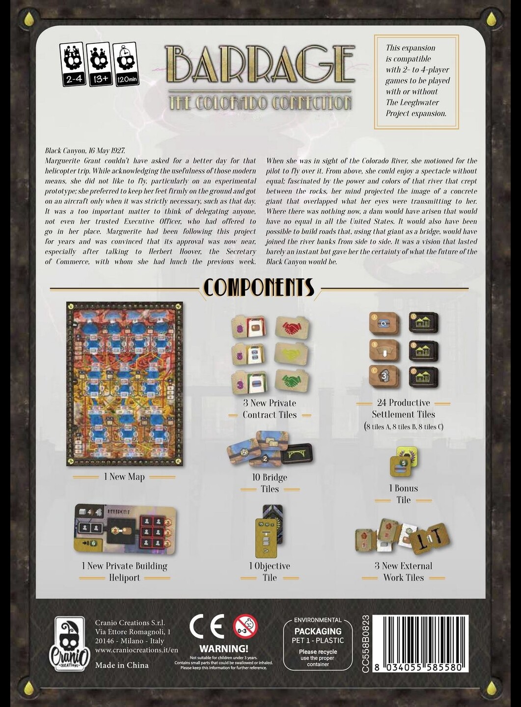 Barrage New Lands Colorado Connection Expansion till Barrage