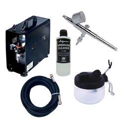 Airbrush Startpaket BEGYNNER Komplett Allt du beh&#246;ver f&#246;r att komma ig&#229;ng
