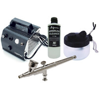 Airbrush Startpaket PORTABEL Komplett Allt du behöver för att komma igång