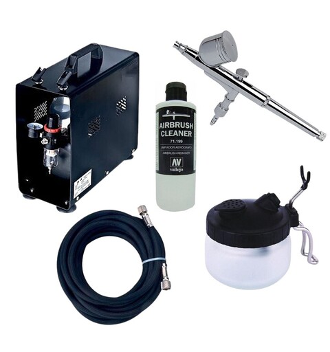 Airbrush Startpakke BEGYNNER Komplett Alt du trenger for &#229; komme igang