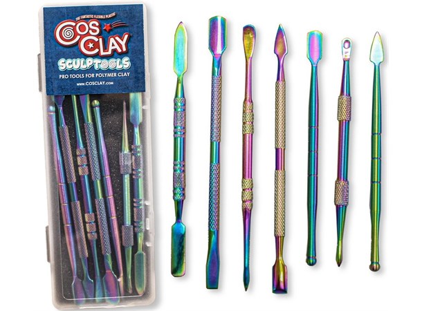 Anodized Steel Sculpting Set Cosclay 