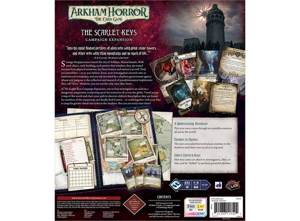 Arkham Horror TCG Scarlet Keys Campaign Campaign Expansion 