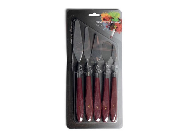 Artino Modelling Spatulas Set 5 st Palette knife / Målningsknivar 