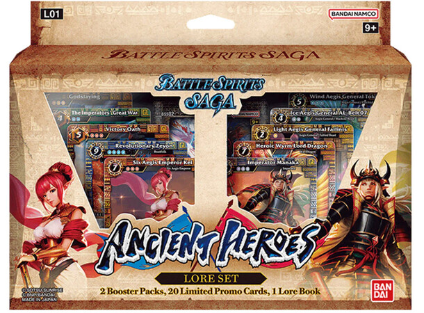 Battle Spirits Saga L01 Lore Set Ancient Heroes 