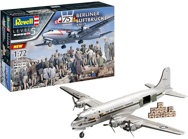 Berliner Luftbrucke Airlift 75th Anniv. Revell 1:72 Byggsats 