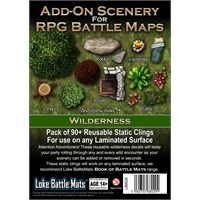 Book of Battlemats ADD-ON Wilderness Klistermärken till Book of Battlemats