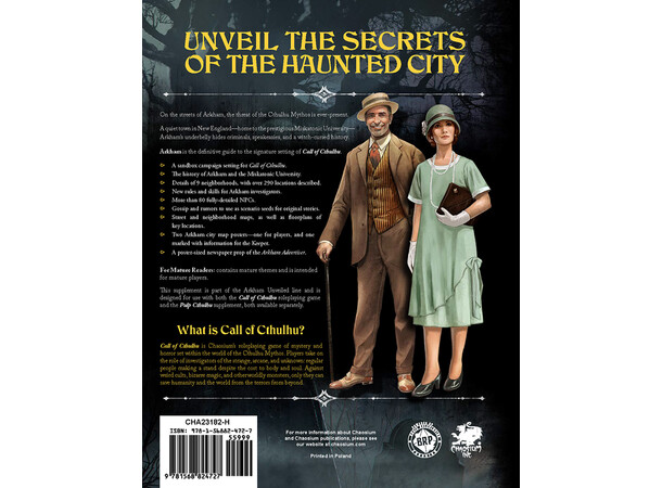Call of Cthulhu RPG Arkham 