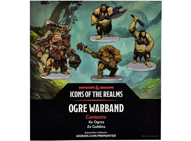 D&D Figur Icons Ogre Warband Dungeons & Dragons Icons of the Realms 
