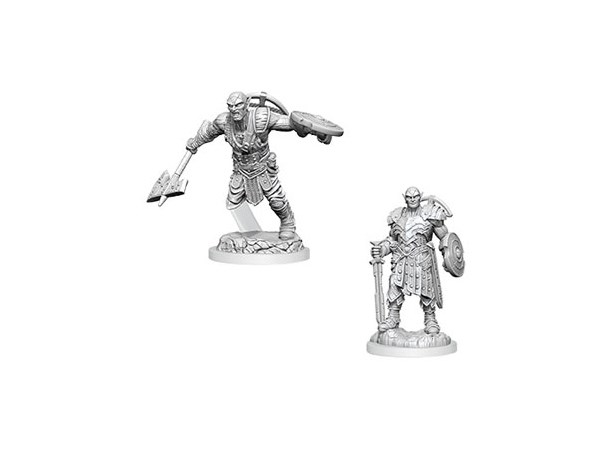 D&D Figur Nolzur Earth Genasi Fighter Nolzur's Marvelous Miniatures - Ej målad 