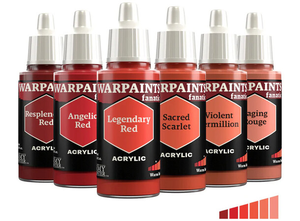 Flexible Triad Warm Reds Army Painter Warpaints Fanatic 