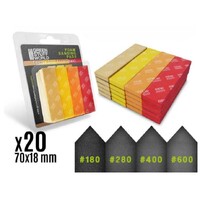 Foam Sanding Pads COARSE GRIT x20 Green Stuff World