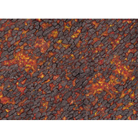 Gaming Mat - Magma River 44x60 112 x 153 cm - Kraken Wargames