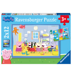 Greta Gris Pussel 2x12 bitar Ravensburger Puzzle