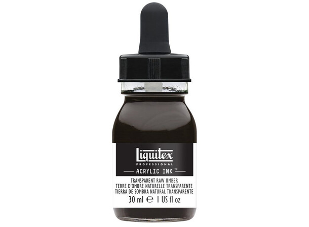 Ink Acrylic Transparent Raw Umber Liquitex 333 - 30 ml 