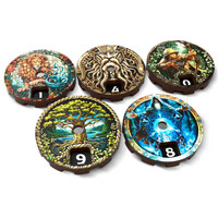 Magic Life Counters - Light (5 st) Wound Tracker 32x6mm
