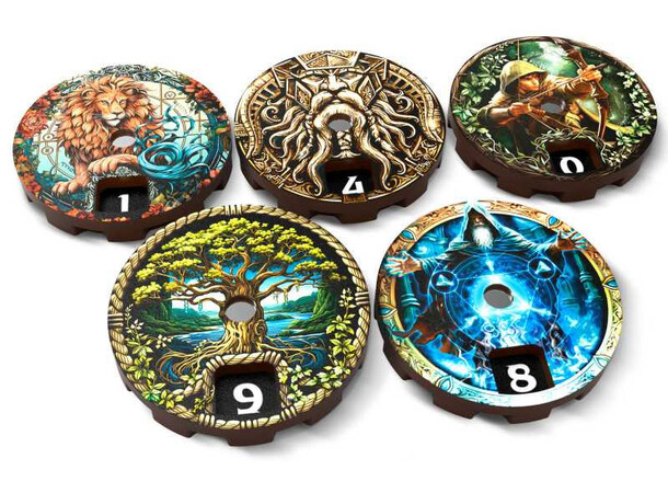 Magic Life Counters - Light (5 st) Wound Tracker 32x6mm 