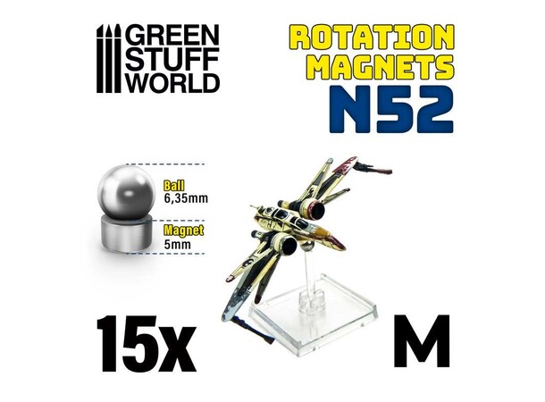 Magneter med rotation - Medium Green Stuff World 