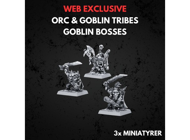 Orc & Goblin Tribes Goblin Bosses Warhammer The Old World 