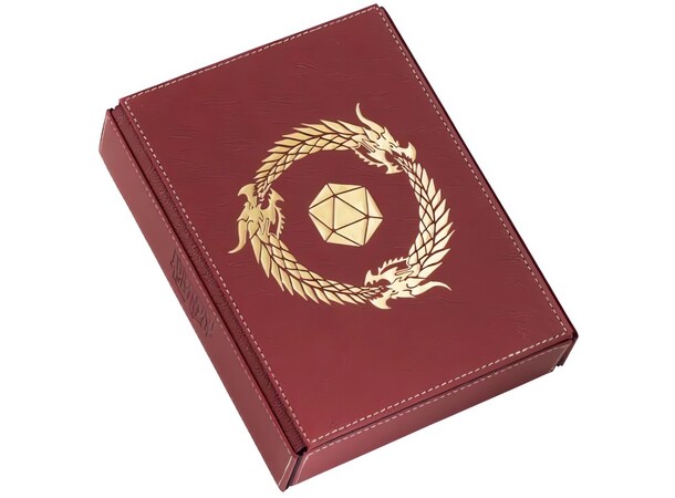 RPG Dice Companion Blood Red Dragon Shield Roleplaying 